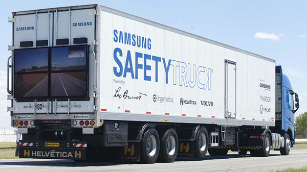 Samsung начнет тестировать «прозрачные» тягачи в Аргентине
