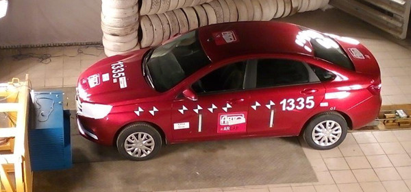 Lada Vesta получила высший рейтинг безопасности по итогам краш-теста
