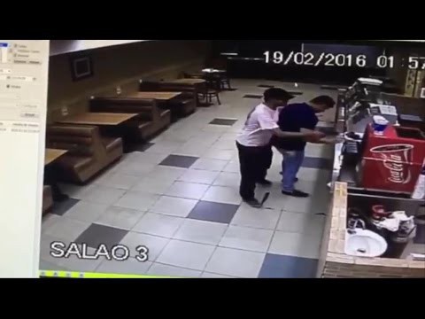 Неожиданный финал для грабителя