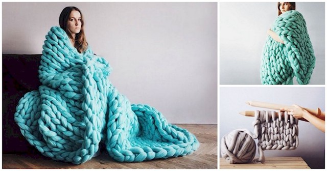 Толстые и уютные одеяла, которые легко сделать самому, идеальны для зимы