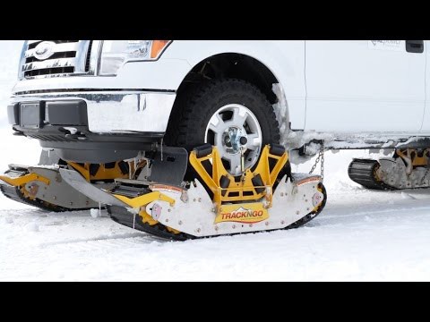 Гусеницы для преодоления снежных заносов на автомобиле