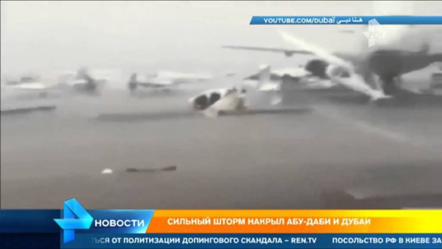 Мощный шторм крушит Дубаи