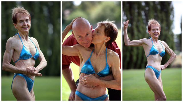 73-летняя бабушка-бодибилдерша знает, как быть успешной в любви и спорте