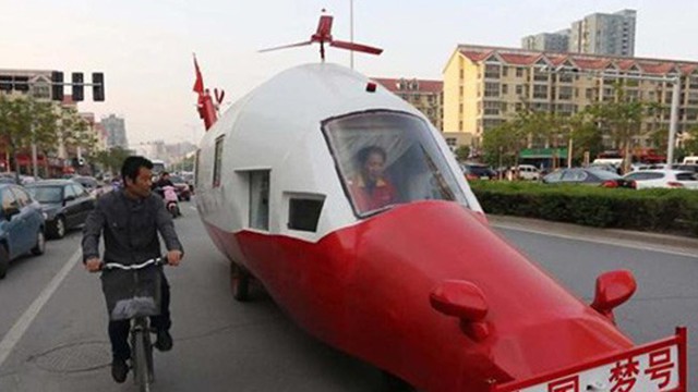 Китайский изобретатель собрал сомоходный вертолет