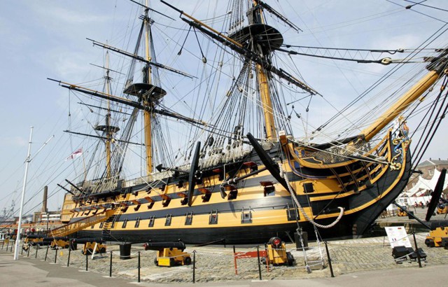 HMS Victory - самый старый строевой корабль в мире