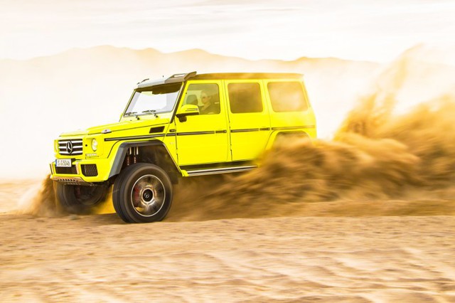 Сумасшедший G500 4x4 в "квадрате"