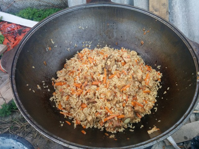 Почти Ферганский плов в казане