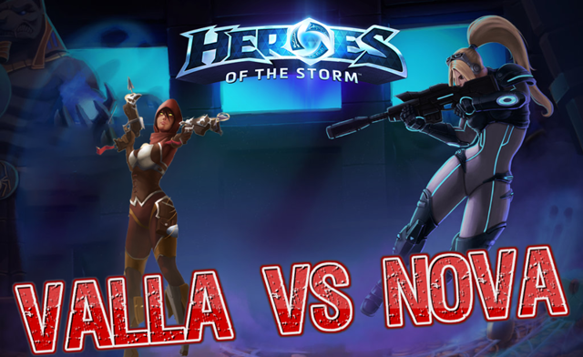 Heroes of the Storm - Valla vs Nova [Ru] 