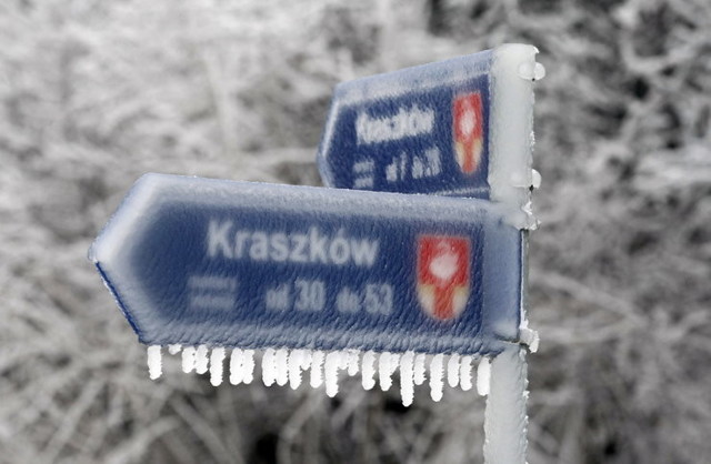 В Польше из-за морозов погибли десять человек 