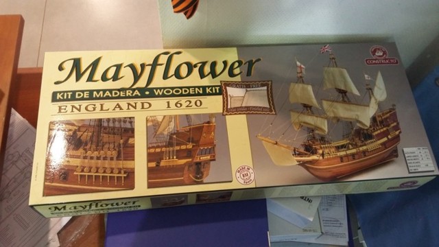 Модель исторического парусника XVII века "Mayflower" своими руками