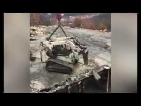 Забавный способ сноса межэтажных перекрытий здания!