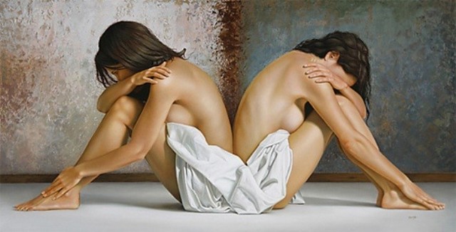 Красивые картины девушек Омара Ортиза