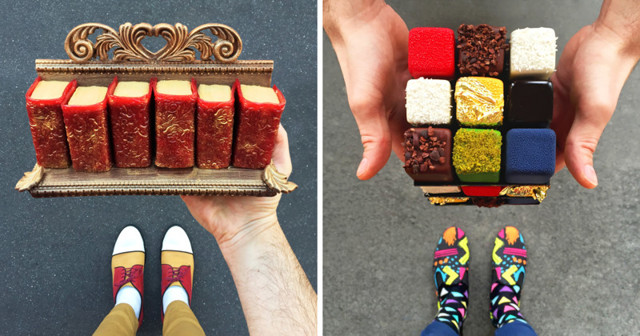 Парижский кондитер готовит безумные десерты под цвет своих туфель!