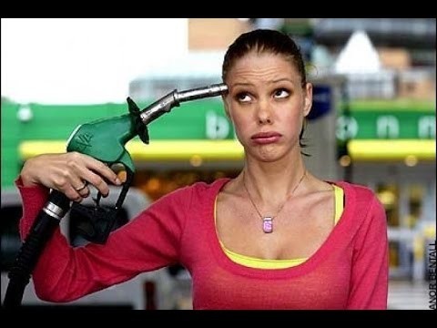 Подборка девушки на заправках 