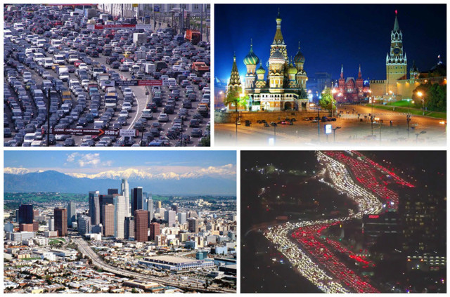 Москва на первом месте в рейтинге компании INRIX, изучающей мировой трафик