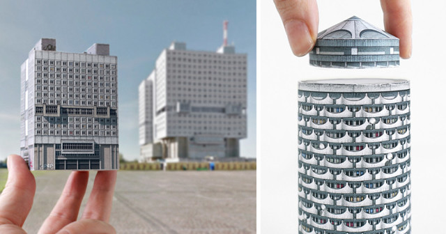 Брутальное очарование советской архитектуры, которую теперь можно воссоздать из бумаги