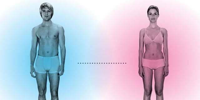 100 различий между М и Ж