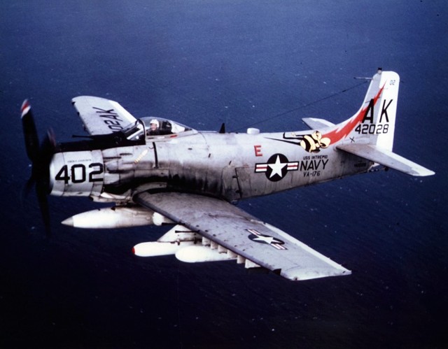 Douglas A-1 Skyraider. Последний из Могикан