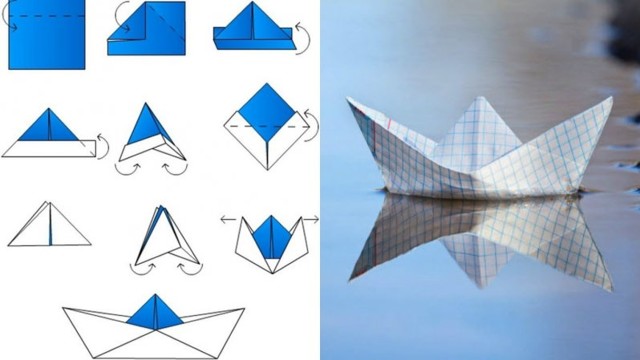 А вы запускали бумажные кораблики? 8 схем, которые вернут вас в детство