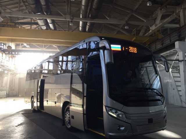 Новый автобус ЛиАЗ для Чемпионата мира по футболу 2018