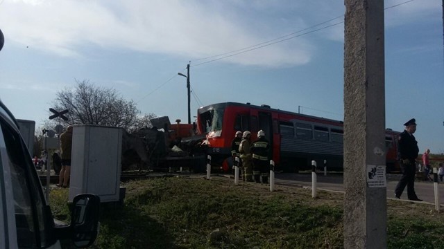 Авария на переезде