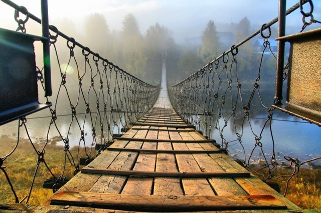 Висячие мосты из российской глубинки