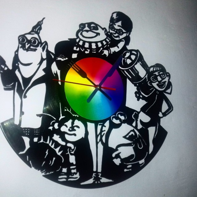 Часы из пластинки кунгур