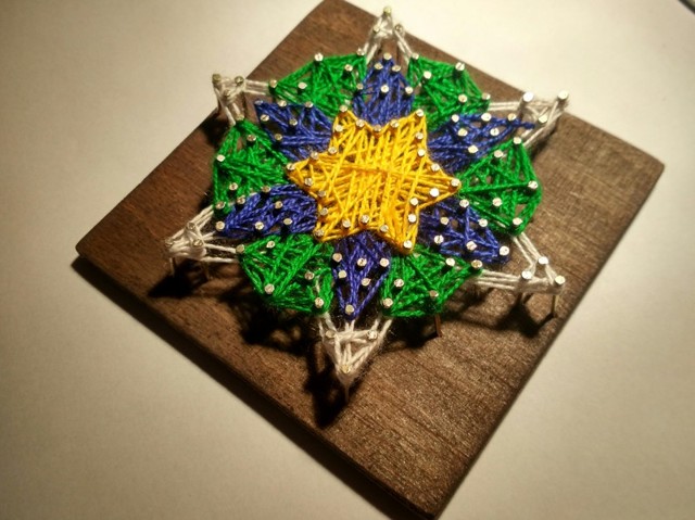 String Art, или настоящее искусство из гвоздей и ниток