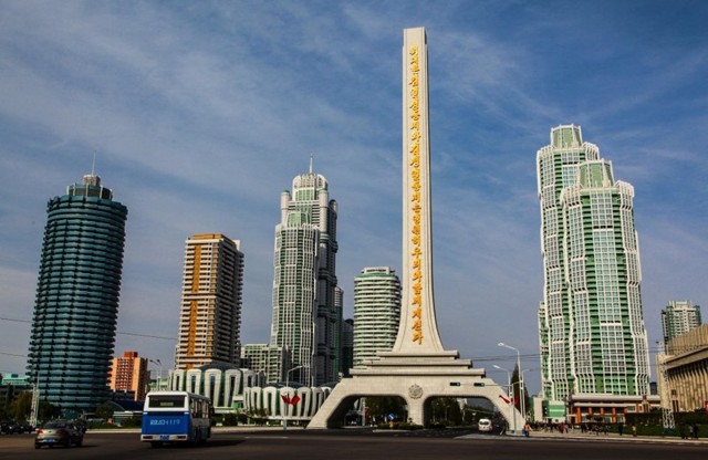 Как выглядит новый квартал Рёмён столицы КНДР