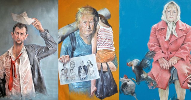 Сирийский художник дал мировым лидерам ощутить, что значит быть беженцем