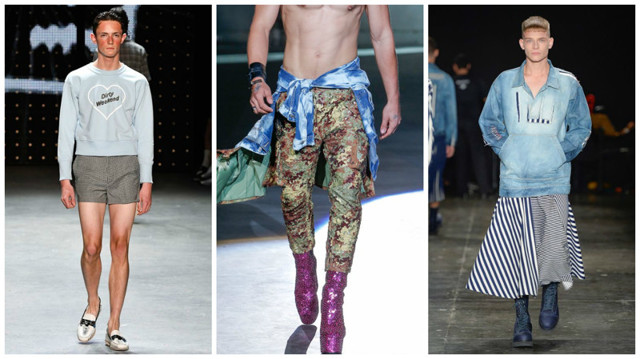 Современные дизайнеры видят мужчин на каблуках и в блестках! Закончилась неделя мужской моды. Итоги