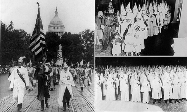 Ку-клукс-клан идет по Вашингтону: шокирующие фото 1920-х годов