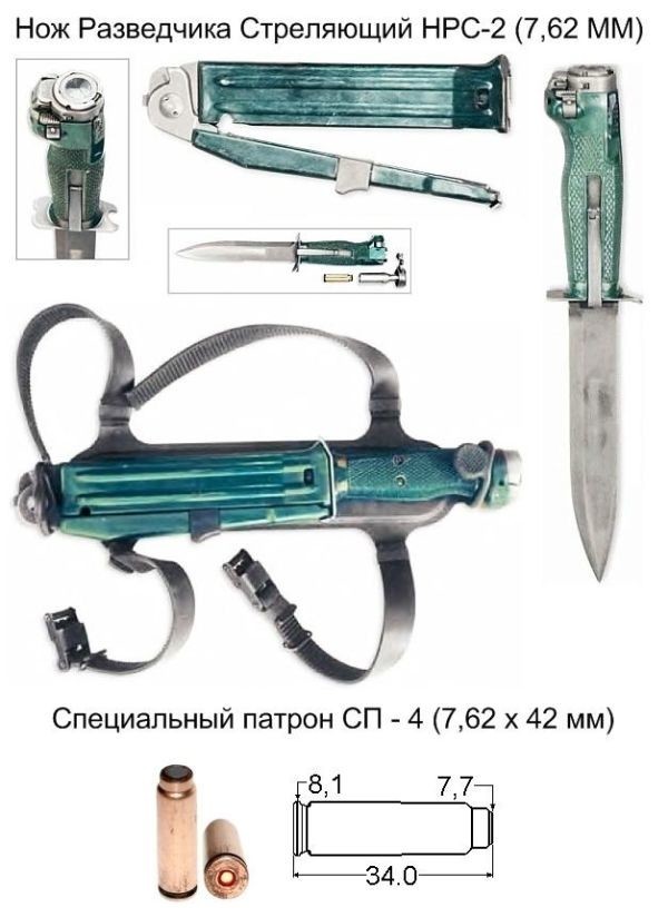 Необычное оружие: стреляющий нож разведчика