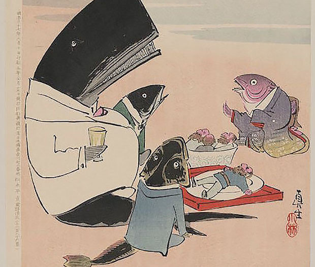 Японские художества: киту на обед подают русских матросов