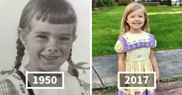 С 1950 года девочки из этой семьи в свой первый день в детском саду надевают это милое платье