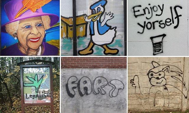 Граффити, за которые их авторам должно быть стыдно!