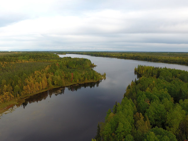 Река Кемь Карелия