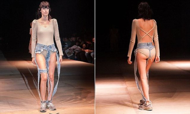 Модные джинсы оставляют все меньше простора воображению!