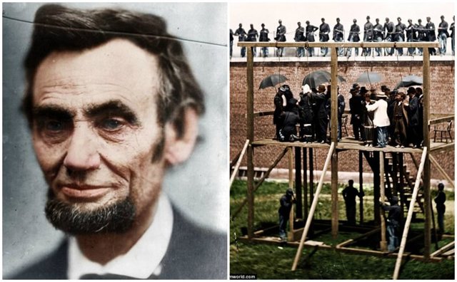 Убийцы Линкольна: исторические кадры в цвете