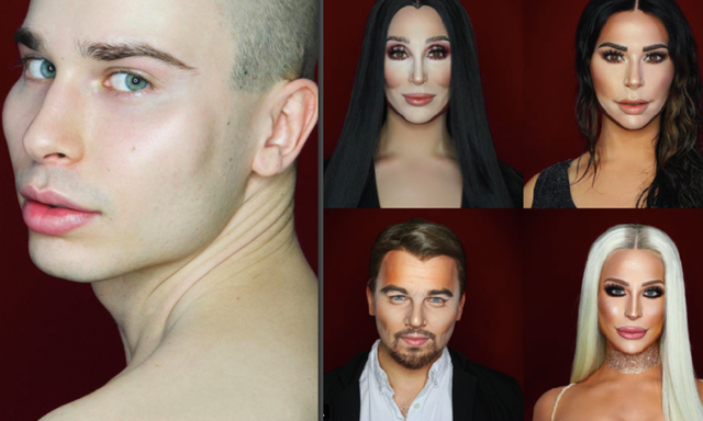 Визажист Алексис Стоун  с поразительной точностью воссоздает облик знаменитостей с помощью макияжа