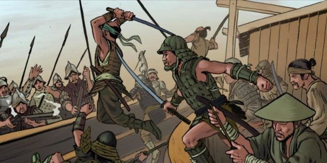 Кто кого: испанская пехота против пиратов-самураев