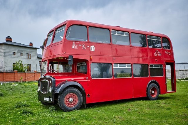  Едем на английском двухэтажном автобусе 1964 на выставку Urban Transport на ВДНХ