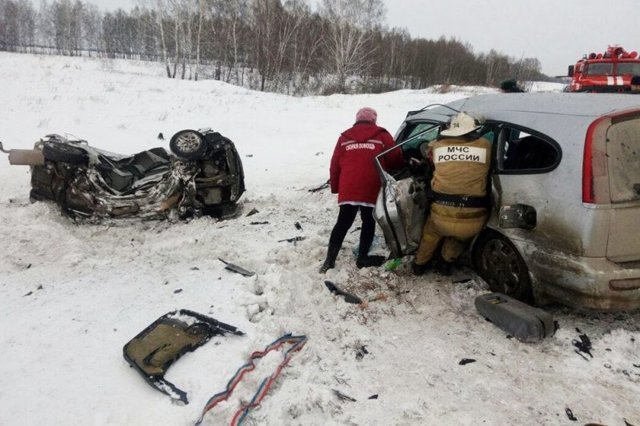 Авария дня. Шесть человек погибли в ДТП под Новосибирском