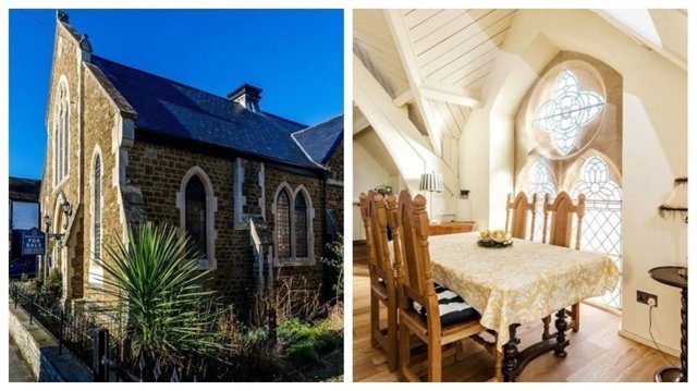 В Великобритании продают дом, перестроенный из старой церкви