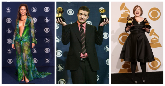 Как это было: образы звезд на премии Grammy в 2000-х