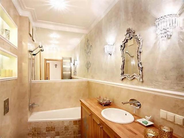 5 вариантов оформления стен в ванной комнате