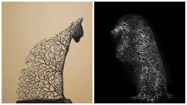 Фантастические скульптуры животных от Кан Дон Хёна