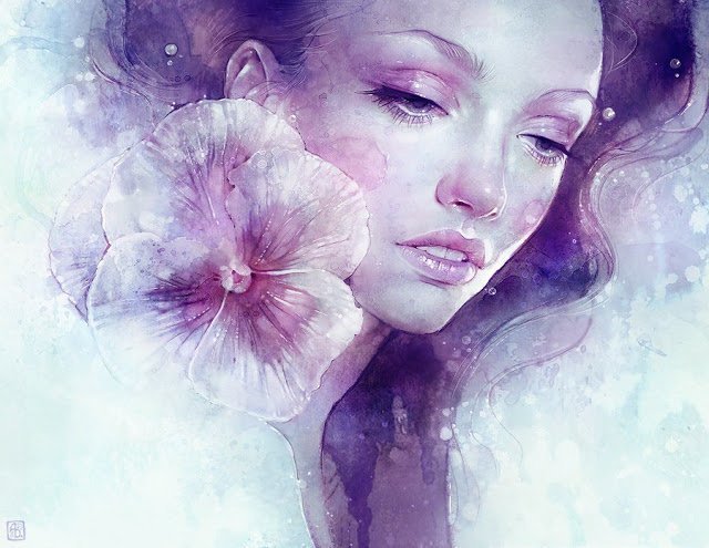 Сказочные женские портреты от художницы Anna Dittmann