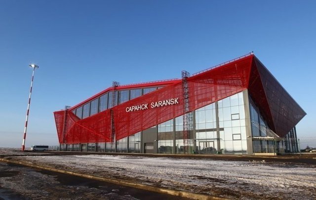 Новый аэропорт Саранска принял первый регулярный рейс