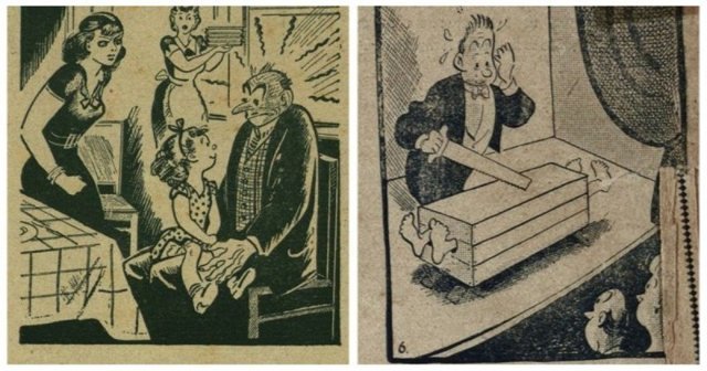 Юмор прошлого века: 30 иллюстраций, показывающих над чем смеялись наши предки